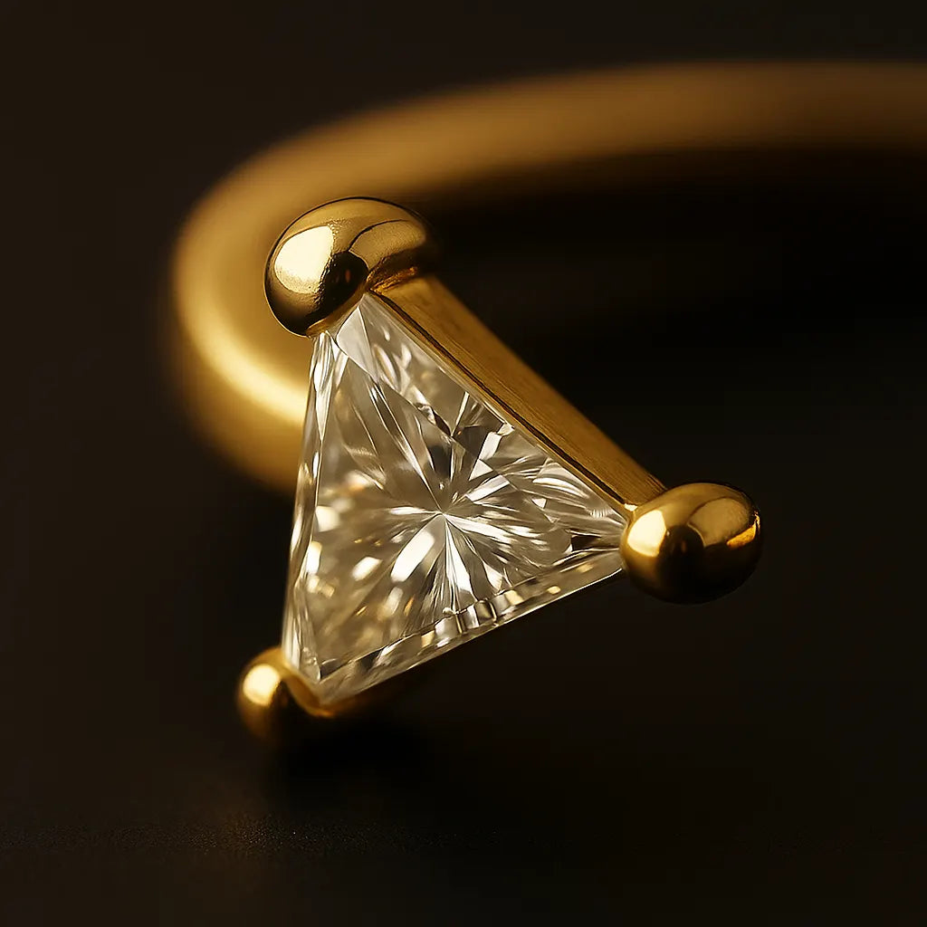 'Apex' Geometric Ring