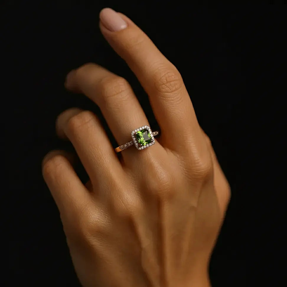 The 'Verdant' Halo Ring