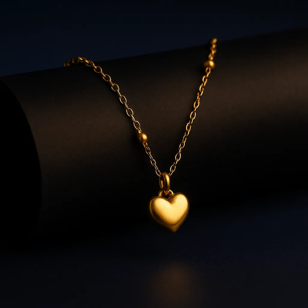 The "Amour" Voluminous Heart Necklace