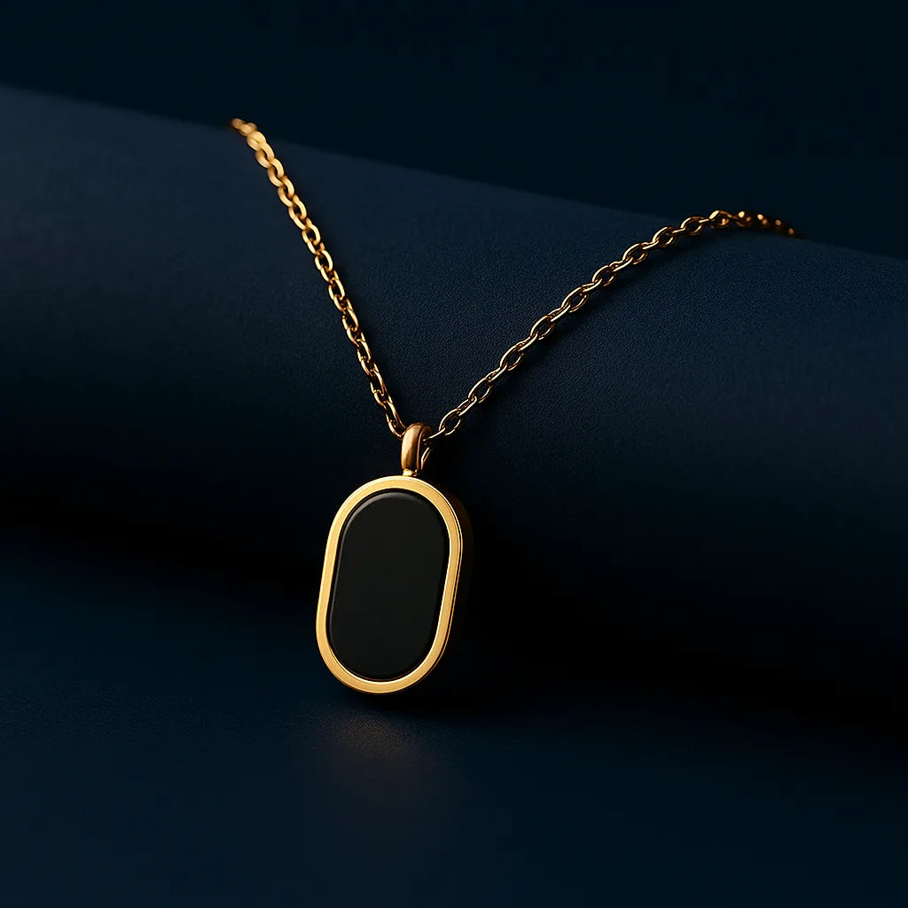 The "Portrait" Locket-Style Pendant Necklace