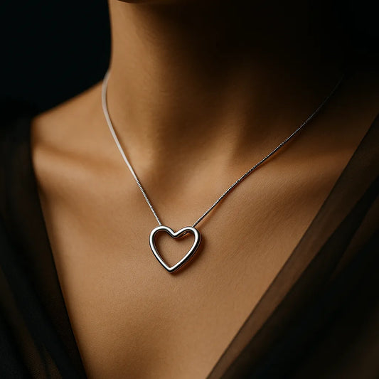 The "Elsa" Open Heart Necklace