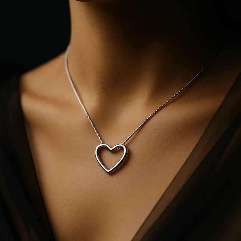 The "Elsa" Open Heart Necklace