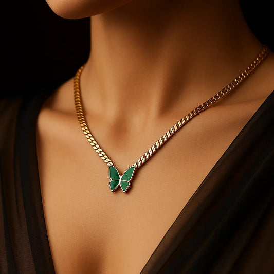 The "Metamorphosis" Butterfly Choker Necklace