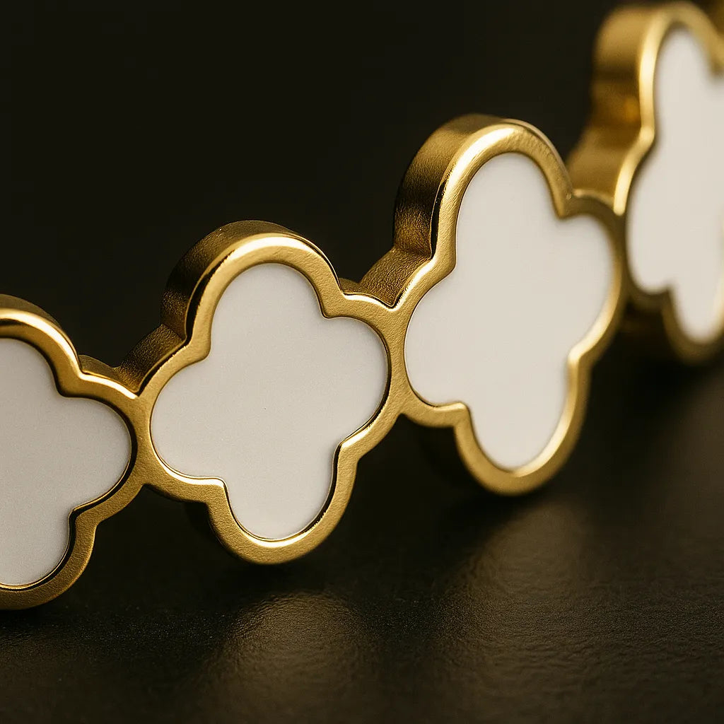 Gold Clover Bracelet