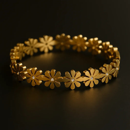 The Marguerite Daisy Bangle