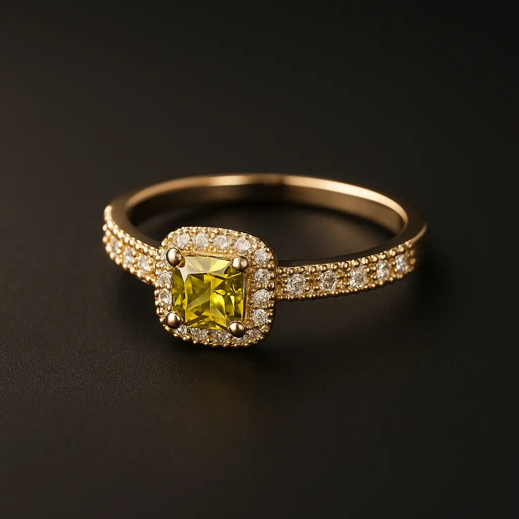 'Glimmering Halo' Ring