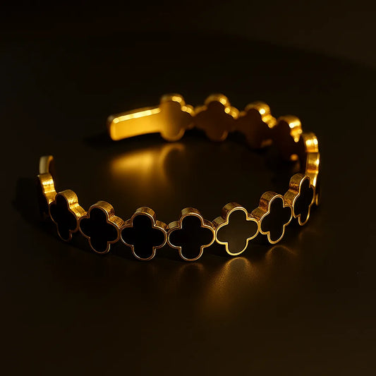 Gold Clover Bracelet