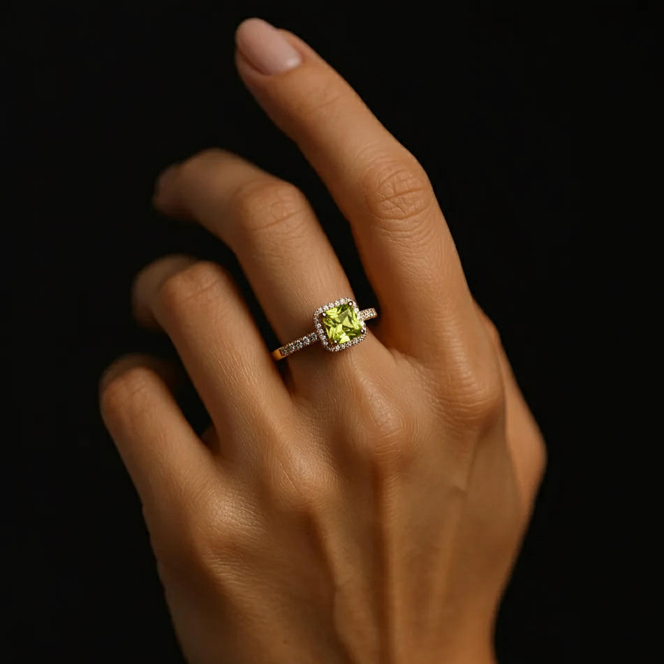 'Glimmering Halo' Ring